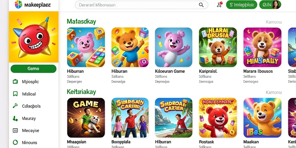 Menu navigasi yang sederhana dan mudah digunakan.