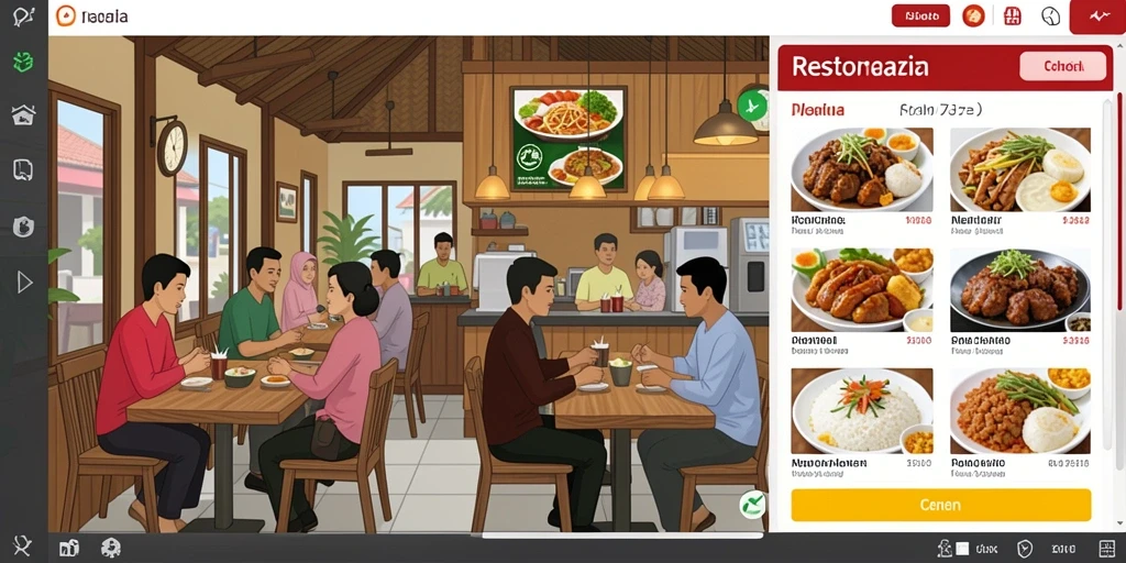 Tangkapan layar menunjukkan momen mendebarkan dalam permainan.