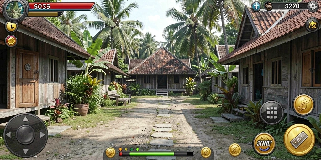 Tantangan menarik di setiap level permainan.