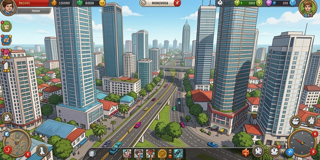 Bermain bersama teman dalam mode multiplayer yang menyenangkan.