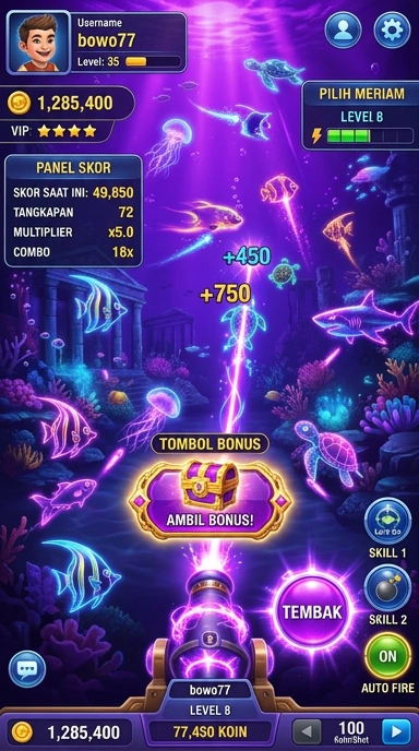 bowo77 — layar beranda